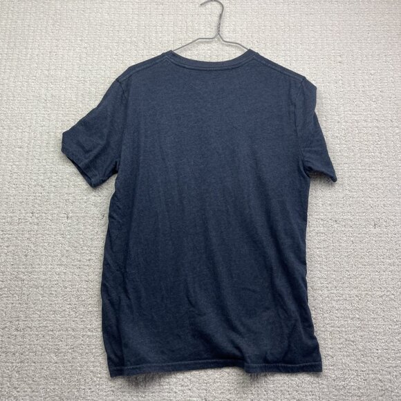 Buffalo David Bitton Mens S Graphic T Shirt Dark Blue Buffalo Logo Tee 100% - Picture 11 of 13